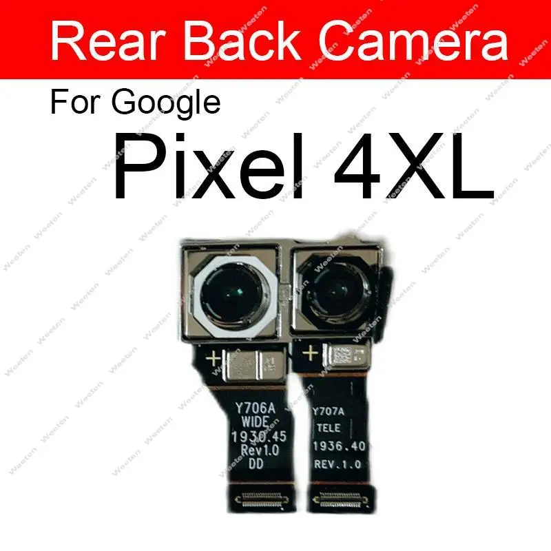 Back Camera Front Camera For Google Pixel 4 4XL 4A 5G Pixel 5 6 6A Pro Rear Big Main Small Camera Flex Cable Replacement Parts