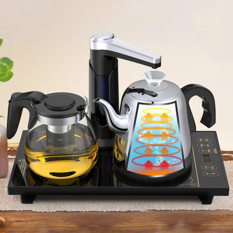 

Automatic water feeding electric heating kettle for making tea