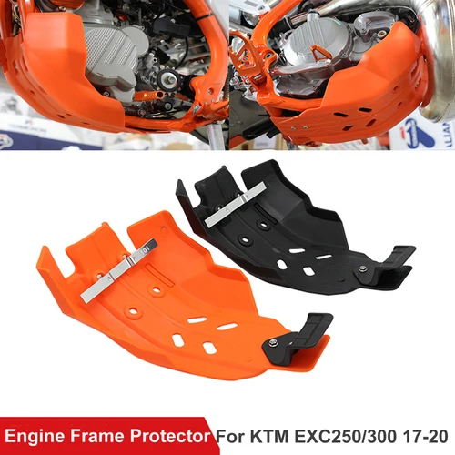 Imagen 1 del producto Cubierta protectora del marco del motor de la motocicleta para KTM XCF SXF EXC 250 300 350 2016-2021 placa de deslizamiento Dirt Pit Bike 2 4 Stoke