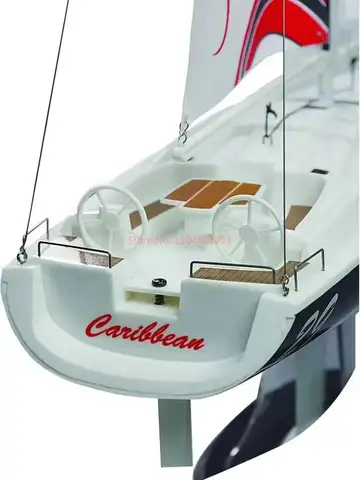 Joyway Red Caribbean 8802 Proportional Remote Control RC Sailing Boat Model Outdoor Competition Toy Gift for Kids