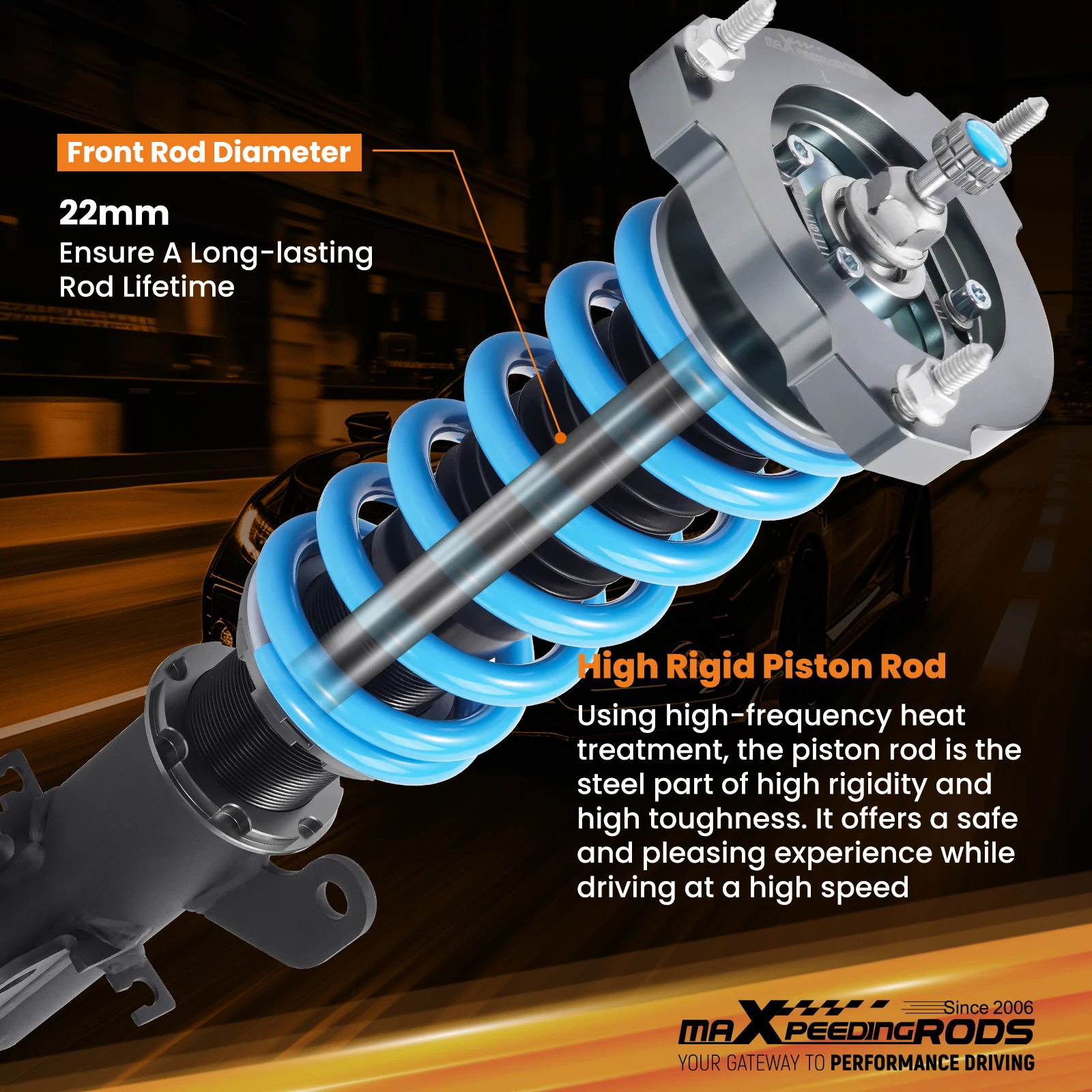 MaXpeedingrods 24 Level Damper Adjustable Coilovers Suspension Kit For NISSAN JUKE 2011-2017 F15