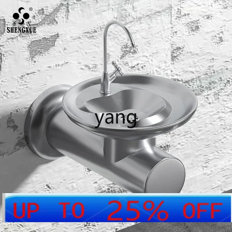 YJQ 304 stainless steel outdoor public direct drinking water machine wash basin water purifier drinking table