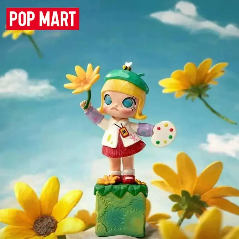 

POP MART MOLLY Scenery Along The Way 20th Anniversary Series Blind Box Guess Bag Original Toys Doll Cute Anime Figure Ornaments