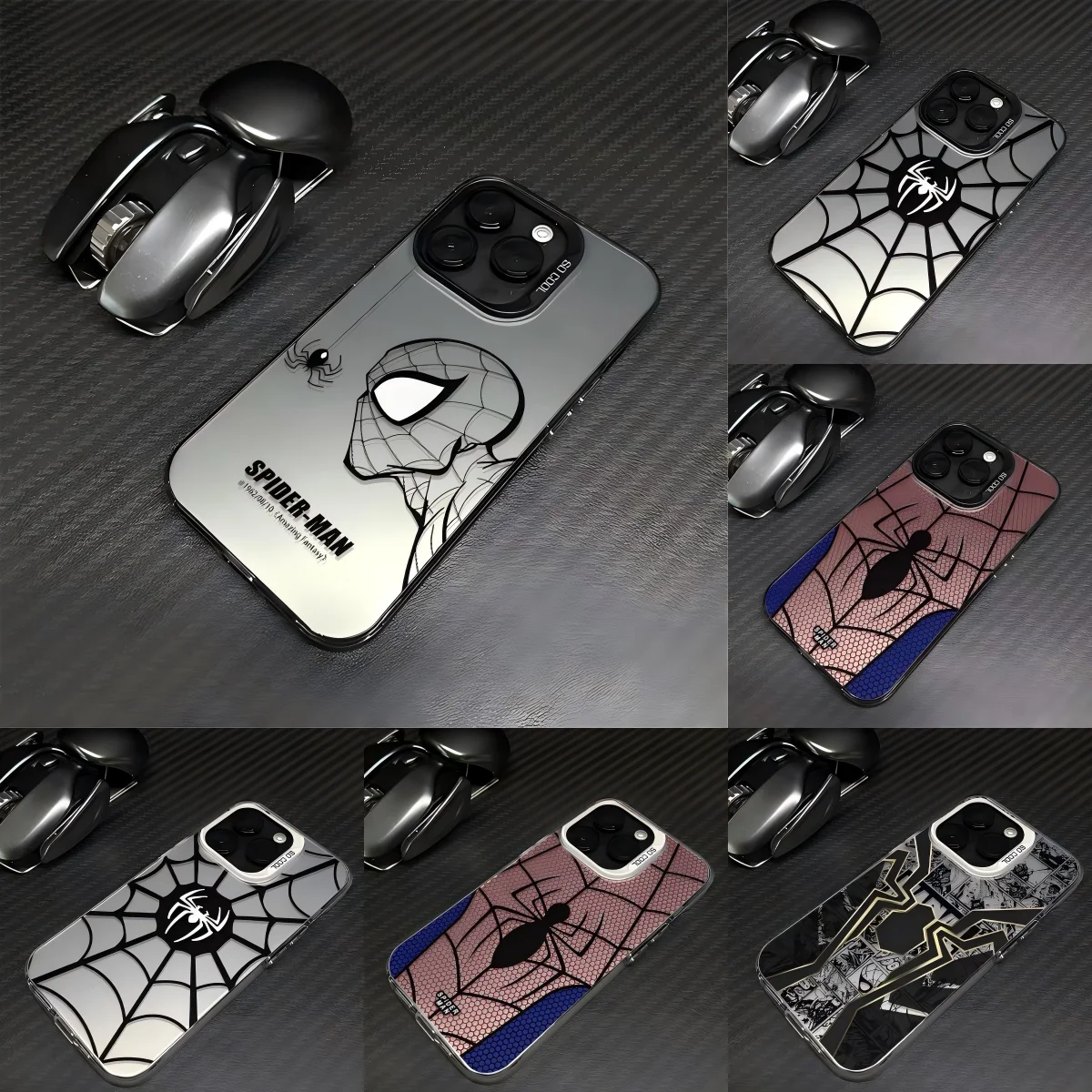Comics Spiders-Man Phone Case for Samsung Galaxy S26 S25 S24 S23 S22 S21 S20 Note20 FE Ultra Edge Plus 4G 5G Anti Fall Cover