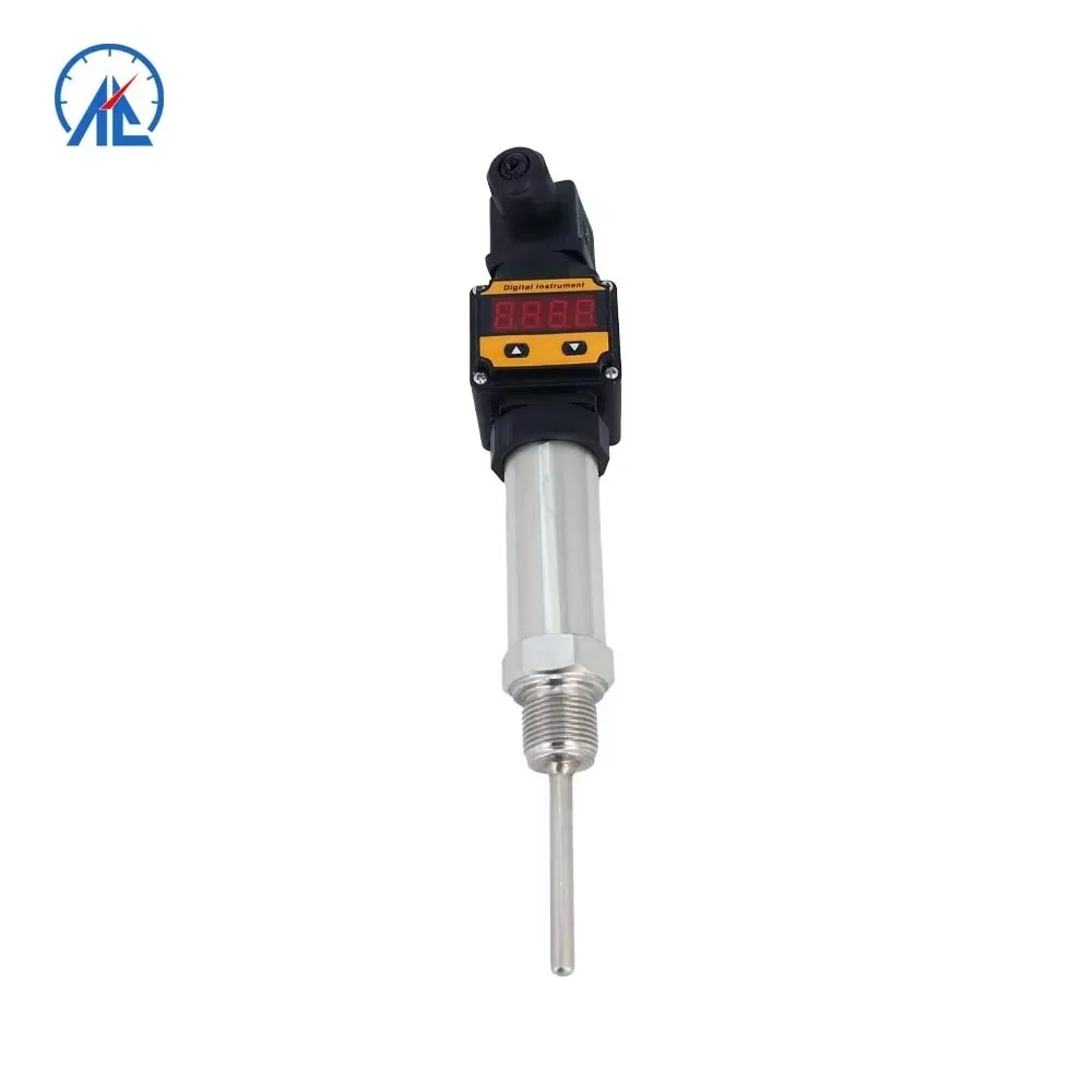 AICE TECH Integrated Temperature Transmitter RTD PT100 Sensor 4-20mA RS485 Modbus with Hirschmann Connector for