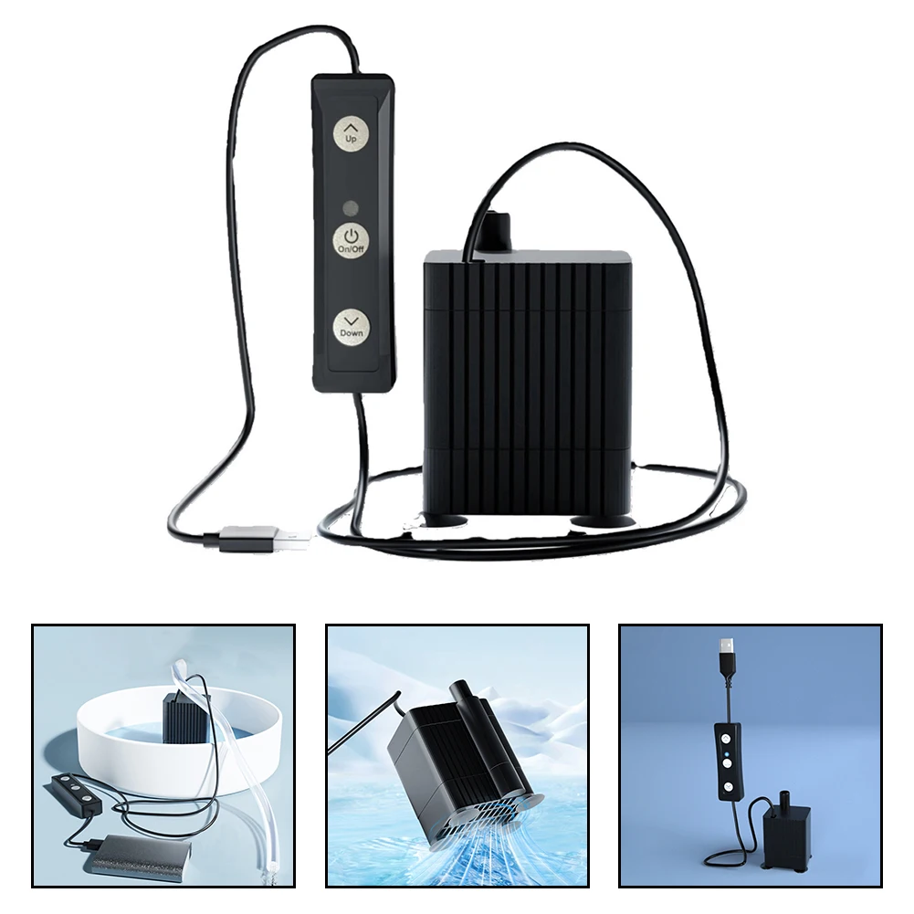 

USB Mini Water Pump for Fountains and Aquariums Silent Operation with Adjustable Output for Efficient Water Circulation