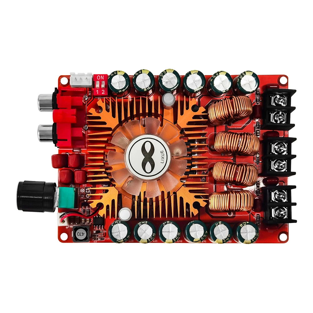 TDA7498E 2,0 двухканальный стерео модуль HIFI 160 Втx2, плата цифрового усилителя мощности высокой мощности, поддержка BTL 220 Вт с охлаждающим вентилятором