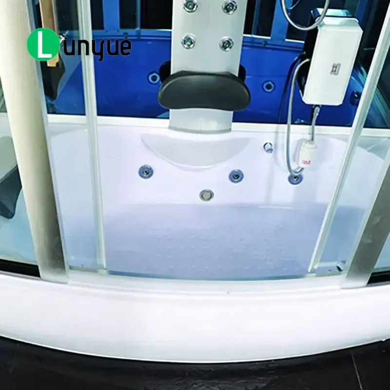 Luxury Integral Sliding Glass Shower Cabin with Massage and Steam Function for Modern Bathroom Waterproof Durable Space