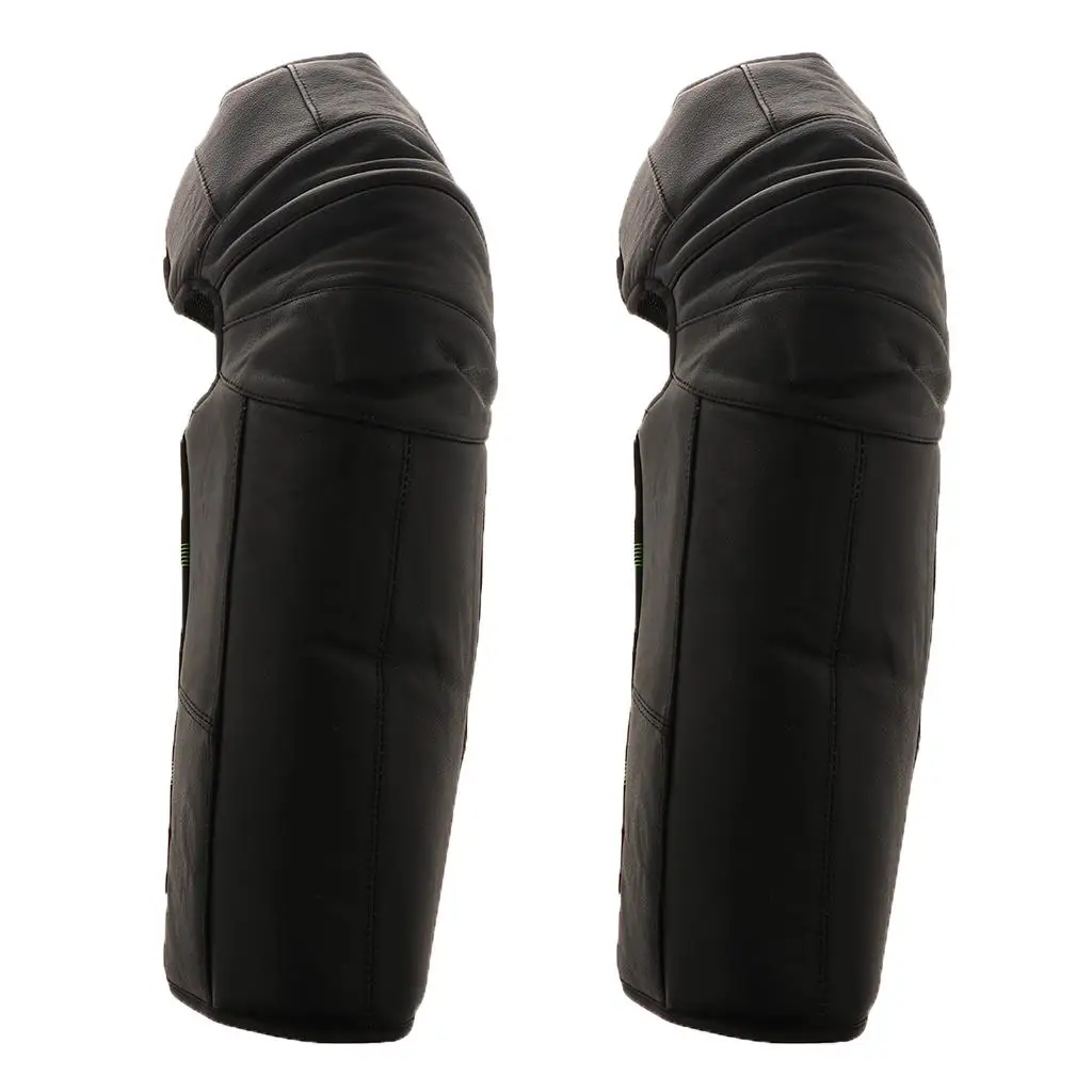 

Anti-cold Warm Knee Pads, Motorcycle Riding Knee Brace Leg Sleeves, Hook & Loop Leg Guards Protector Windproof in Winter Long