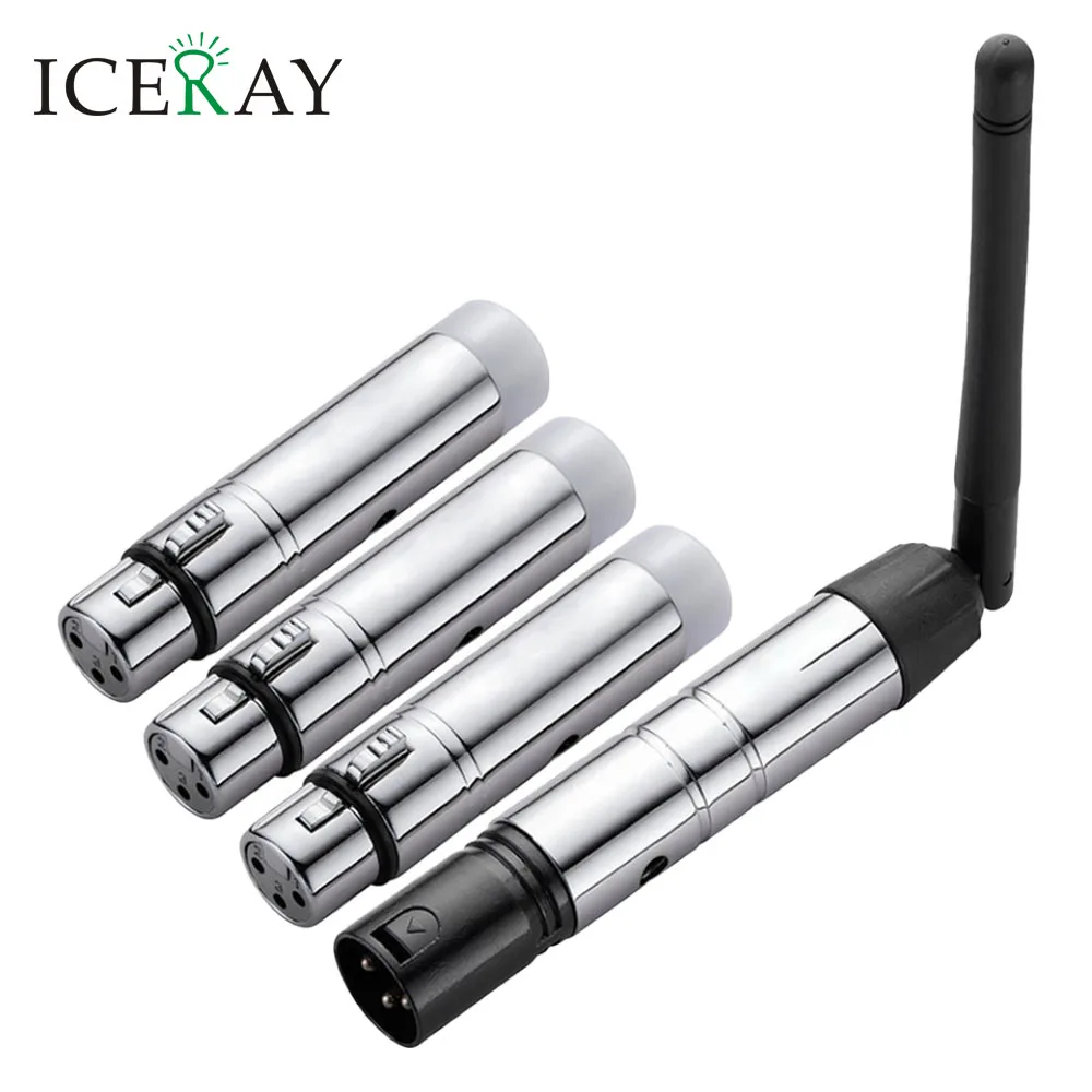 DMX Wireless DMX512 Transmitter Receiver Controller XLR  For Disco DJ Party Bar Stage PAR Moving Head Laser Light