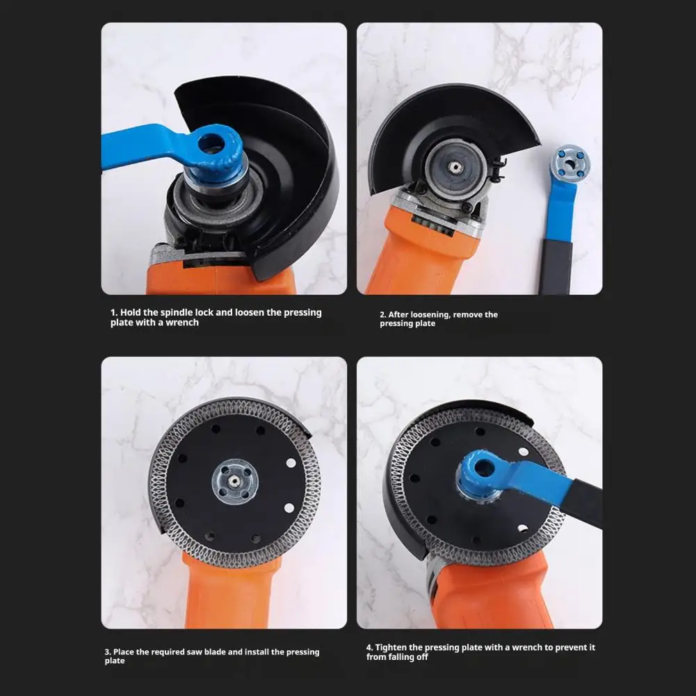 

Гаечный ключ из высокоуглеродистой стали, регулируемый ключ для угловой шлифовальной машины, гаечный ключ из высокоуглеродистой стали, сверхмощный противоскользящий ключ для 4 человек