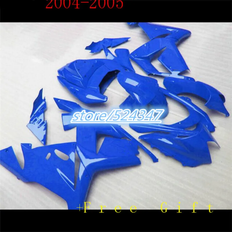 

ABS all blue Fairings FOR KAWASAKI NINJA ZX10R 04-05 ZX 10R 04 05 ZX-10R 10 R 2004 2005 fairing kits for Ninja