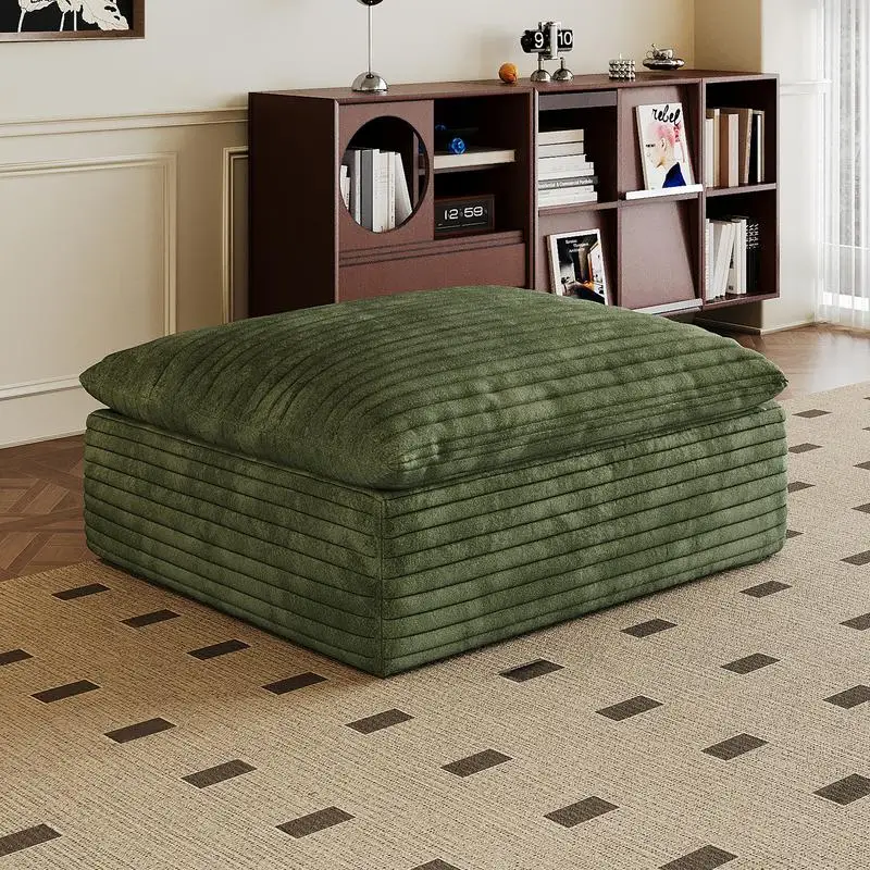

Ottoman in Green - Stylish & Versatile Home Seating Solution