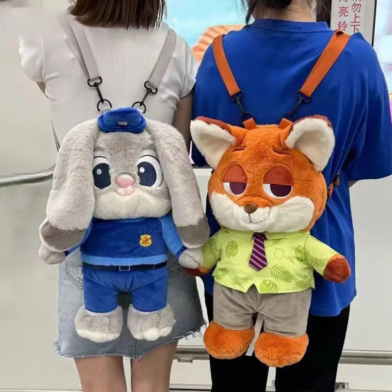 

Disney Merchandise Zootopia Judy Nick Kawaii Super Cute Plush Doll Cartoon Backpack Sweet Elegant Birthday Gift Girls Friends