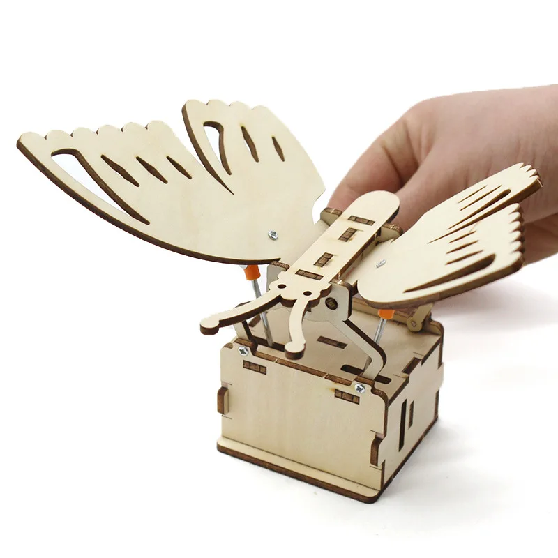 Coloring Machinery Butterfly No.1 Science Elementary Production DIY Education Gear Transmission Mechanical Principles Course