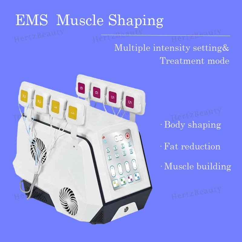 Muscle Stimulate 16 Handles Weight Loss Non-invasive EMS Body Sculpting Slimming Machine Fat Reduction Equipment Salon Spa