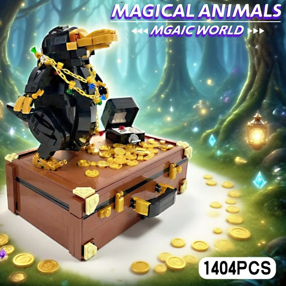 

Creative IDEAS Animals Case HARRY Nif Bricks Model Building Blocks Magic world Assembly Toys MOC Christmas Easter 1404pcs