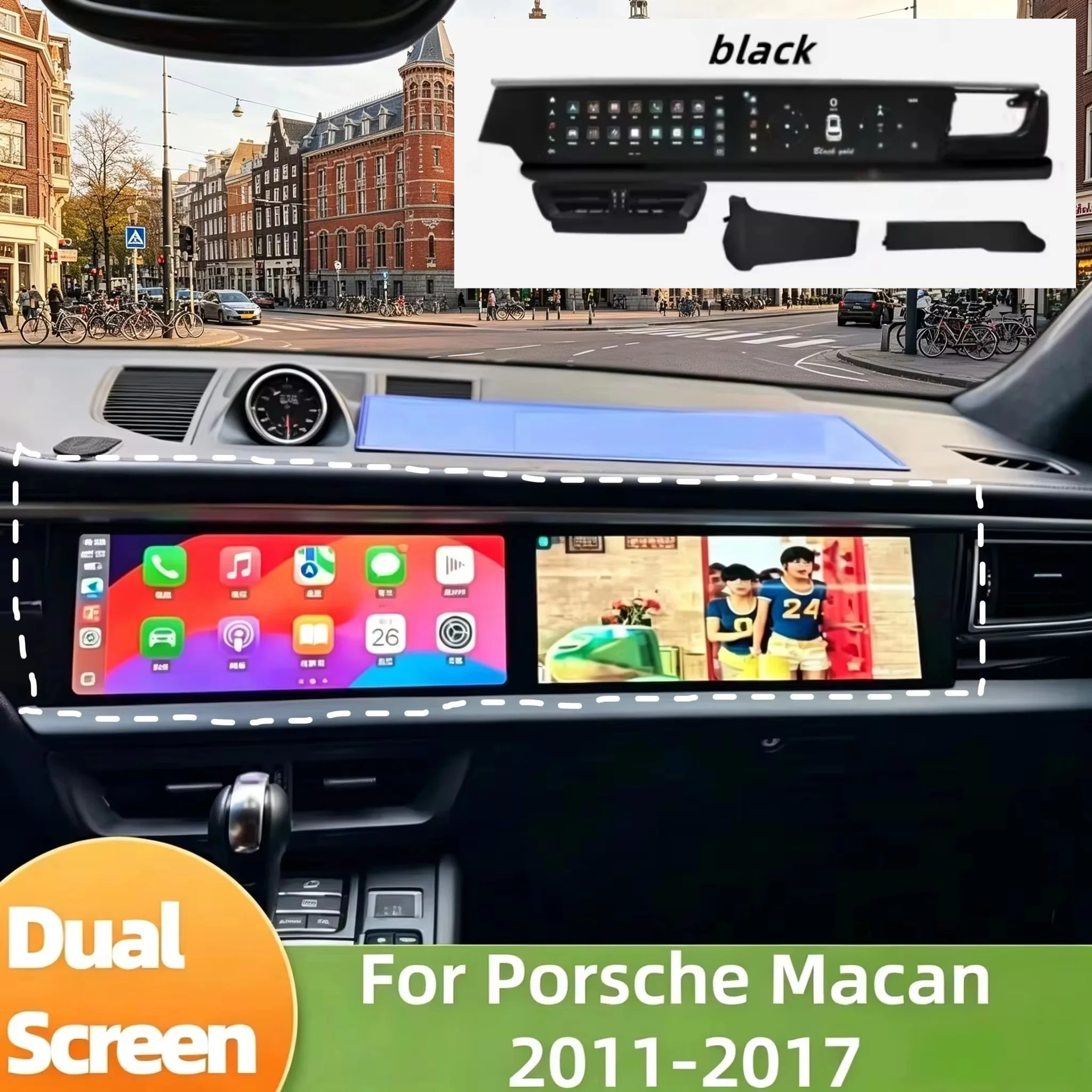 Wireless CarPlay For Porsche Macan 2011 2012-2017 Android Auto Car Radio 2din Multimedia Video 8-CORE WIFI 4G Player Dual Screen