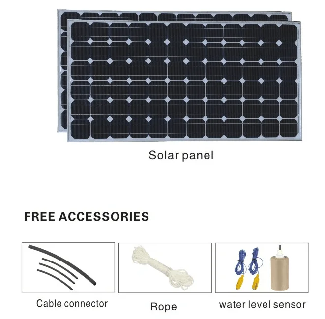 고압 잠수형 원심 태양광 워터 펌프 태양광 보어홀 펌프