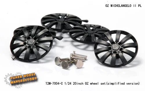 T2M 1:24 20 Inches OZ Wheel Width 7004C Modifying and Assembling Model Accessories