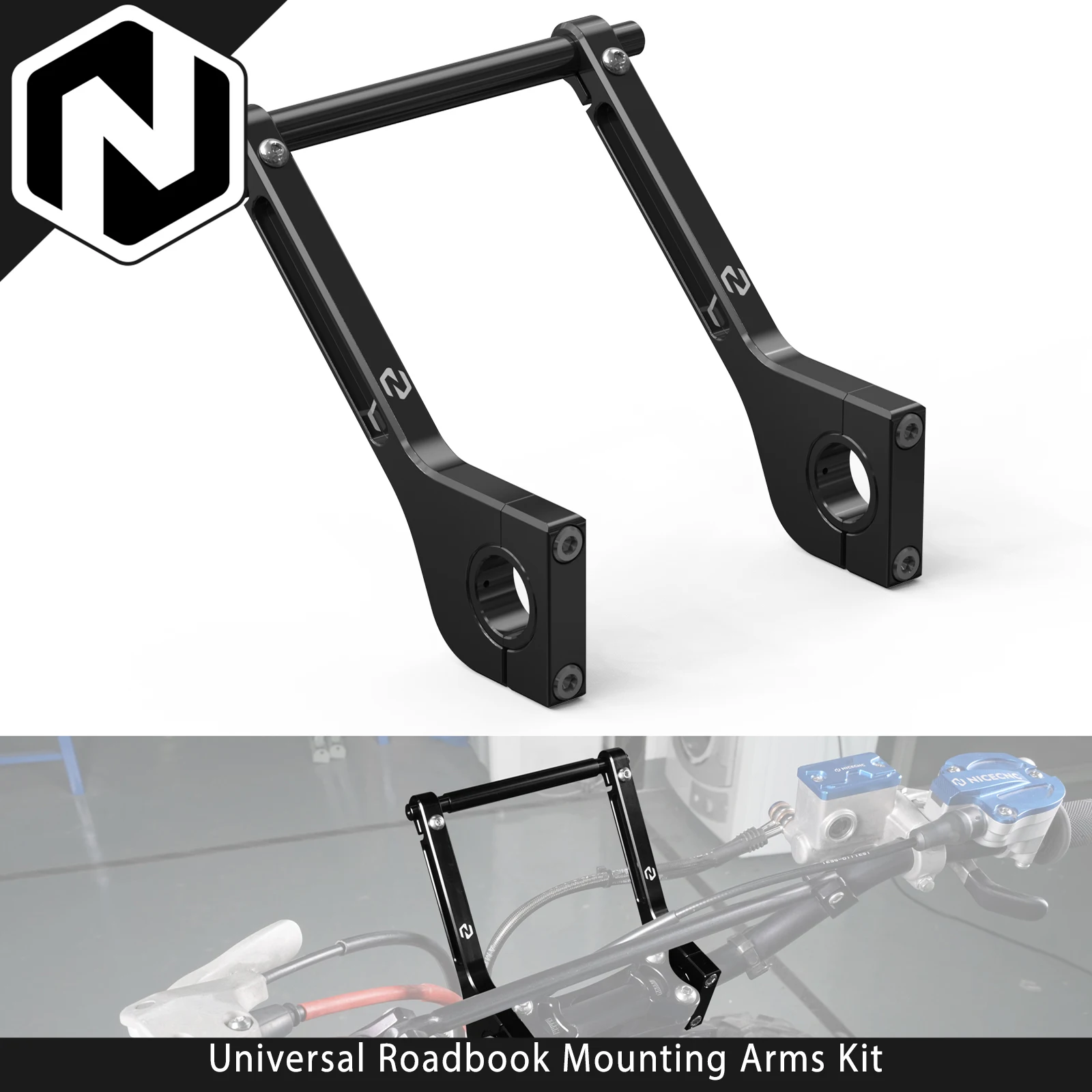 

NICECNC Roadbook Mounting Arms Handlebar Bracket For KTM 690 Enduro /R 690 SMC SMCR Husqvarna 701 Enduro/Supermoto BMW Sherco