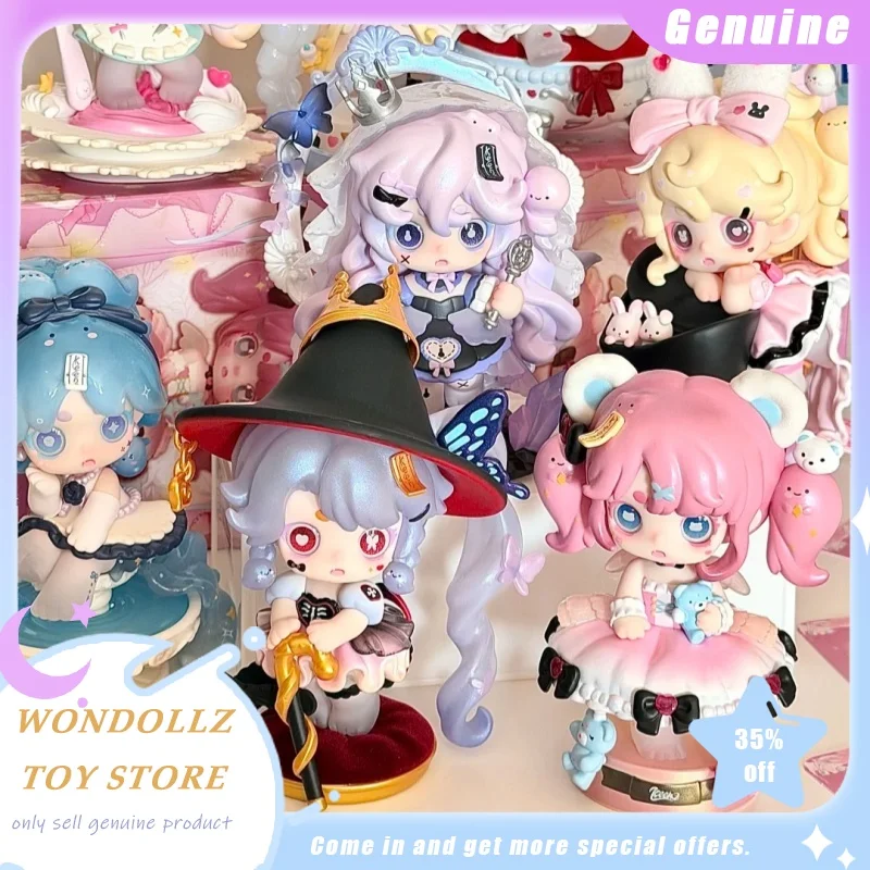 

Подлинная серия Keeno V4 Miracle Feast, слепая коробка, кавайная фигурка девушки, украшение для рабочего стола, модная игрушка для девочек, подарок для детей