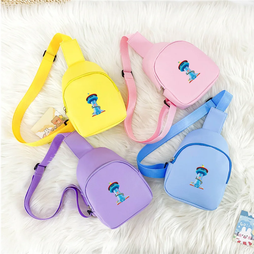 

Детская нагрудная сумка Paw Patrol, регулируемая сумка через плечо, легкая нейлоновая сумка для мальчиков и девочек