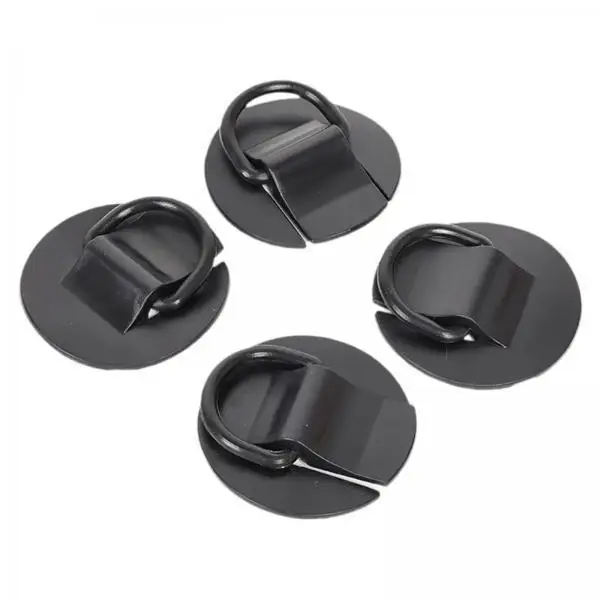 Canoe D Rings Patch Fixed Buckle Deck Tie Down Pads for PVC Inflatable Boat Kayak Raft Supplies