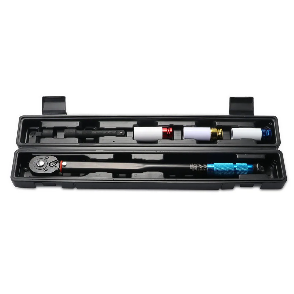 مفتاح عزم دوران قابل للتعديل لصيانة المركبات محرك 1/2 بوصة مع ميزة السقاطة 20 230N م وخيارات 28 210N م