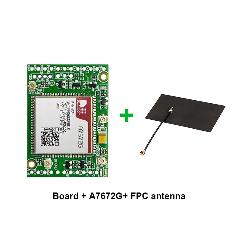 SIMcom A7672G-LABA Double-row needle Core Board kit with Antenna 4G LTE CAT1 Module Global band Modem Board Development kit