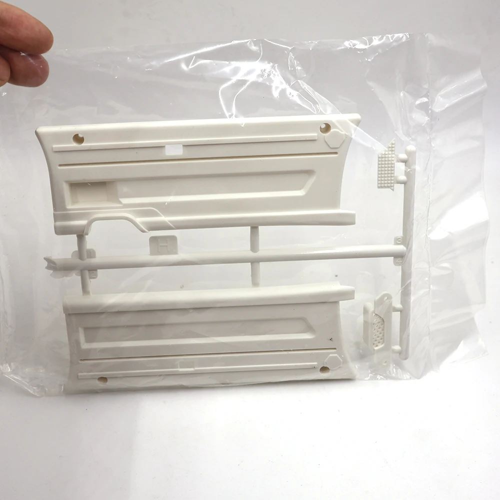 Plastic 3/2 axle skirt board car shell fender accessories for 1/14 Tamiya RC Truck Trailer Tipper Scania R620 R470 R730 Car Part