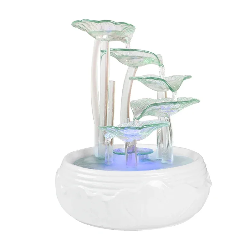 For Flowing water to attract money and make money ornaments Modern minimalist small light luxury home creative fountain