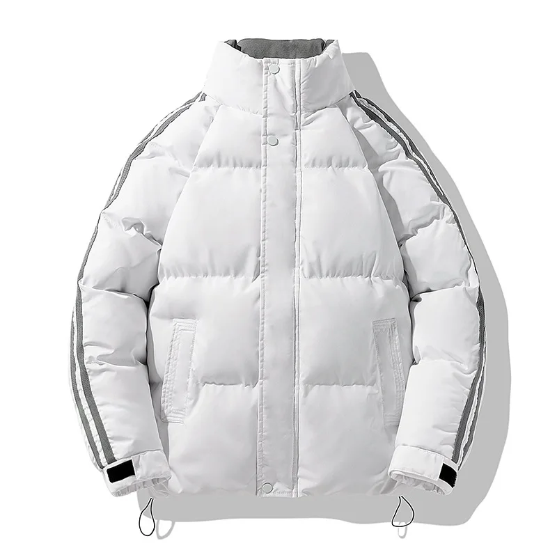 

Новые зимние мужские модные пальто с воротником-стойкой, повседневные пуховики, качественные мужские более толстые теплые парки, парные пальто, куртки-пуховики 3XL