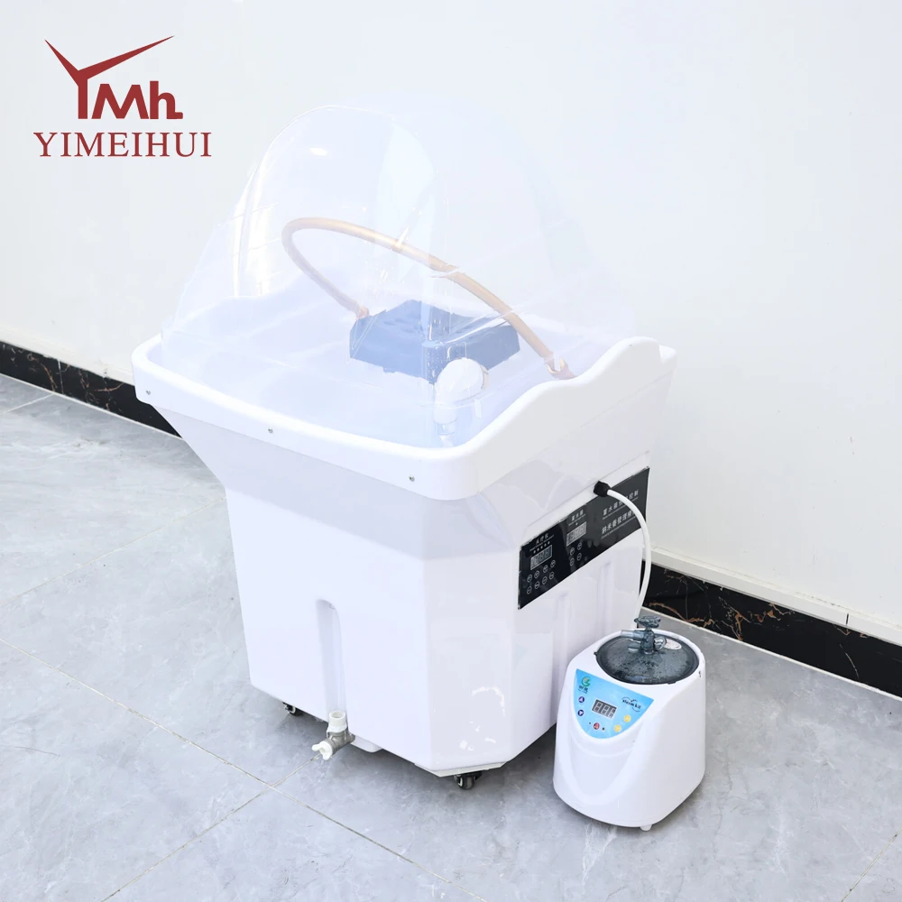 

Beauty Salon Water Tank Salon Furniture Adjustable Height Washing Hair Bowl Shampoo Basin Sink