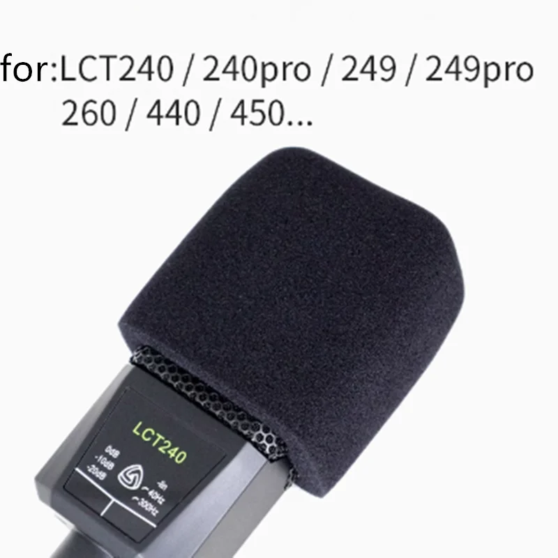 1 Máy Tính Xốp Micro Kính Chắn Gió Pop Lọc Cho LEWITT LCT240 249PRO 260 440 449 640 840 Micro chống Gió Bọt Biển Có