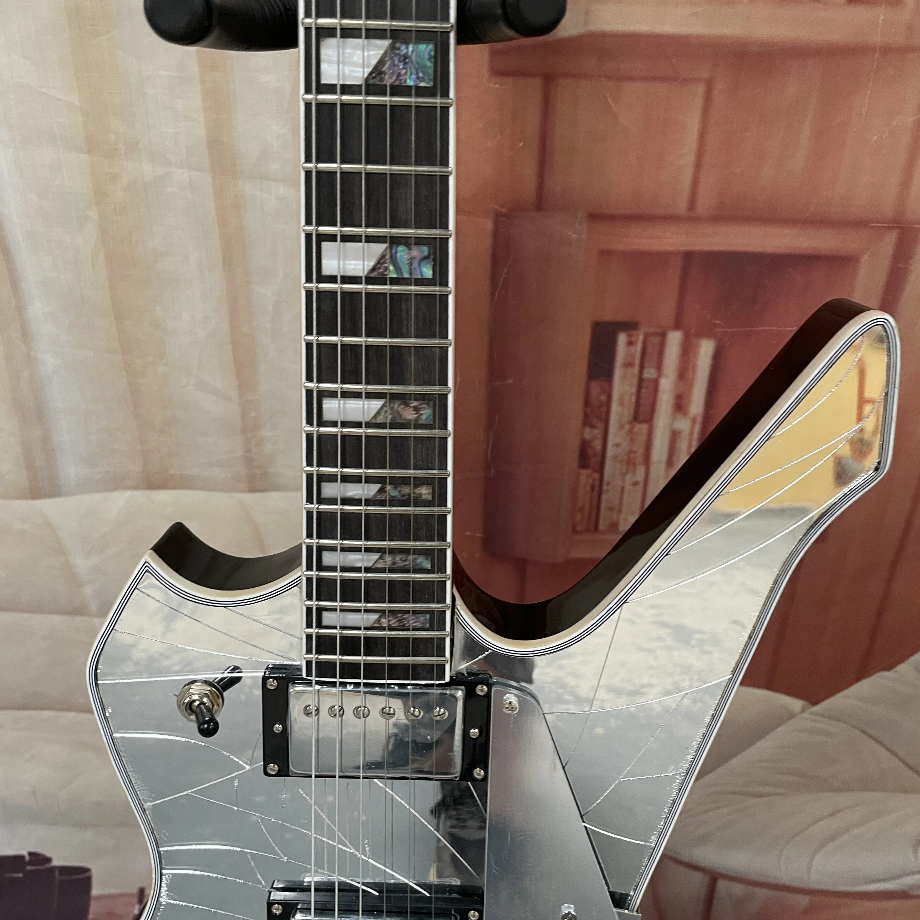6-string electric guitar Rosewood fingerboard multiple knob volume controls guitars— expressive personalized playing guitarra
