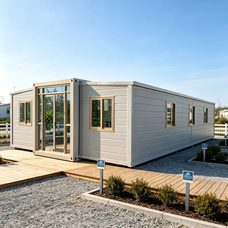 Customized Foldable Prefab Container House Modular Office for Construction Site and Labor Camp Accommodation