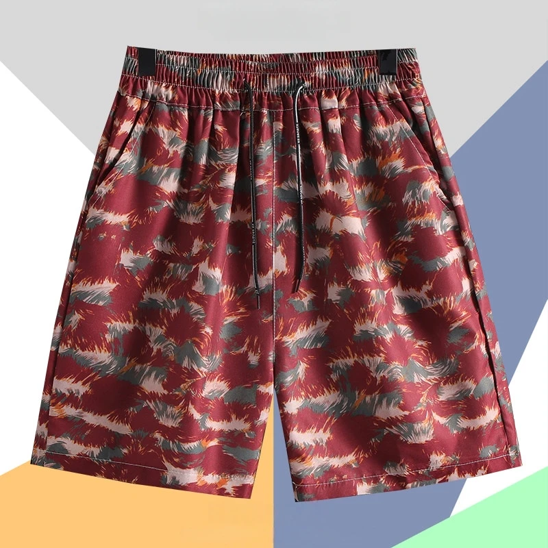 

Summer Beach Shorts for Outdoor Wear, Quick Drying, Sanya Tourism, Beach Surfing, Lazy Style, Big Shorts for Men