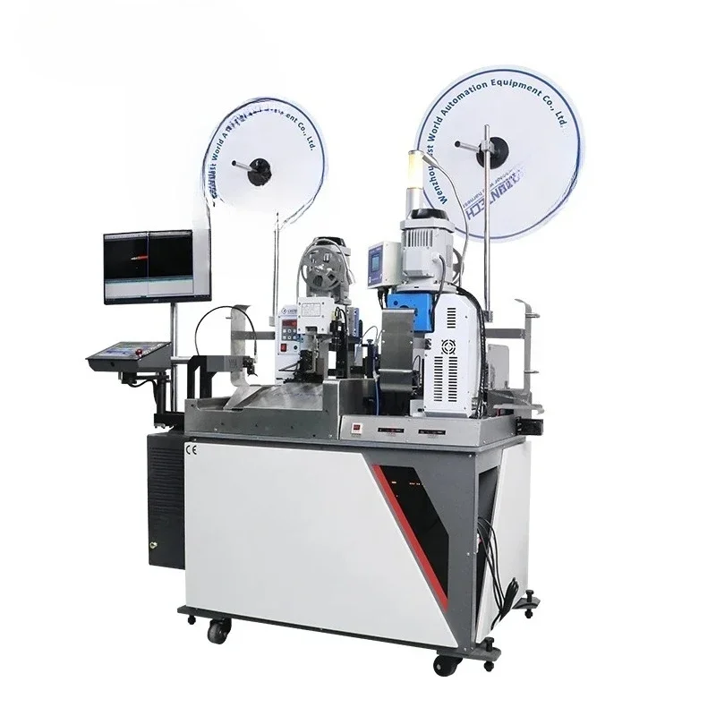 High Quality Wire Crimping Machine, EW-22B+ Double-end Terminal Machine With Crimp Force Monitor And CCD Automatic