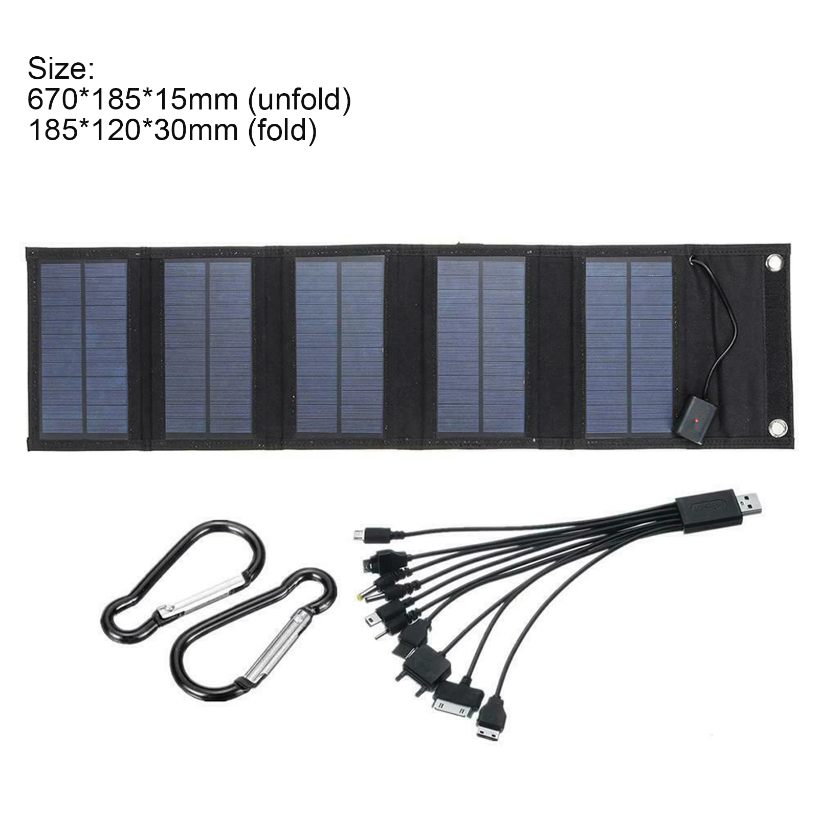 Portable Solar Charger Unique Technology Lightweight Charger Suitable for Small Power Appliances