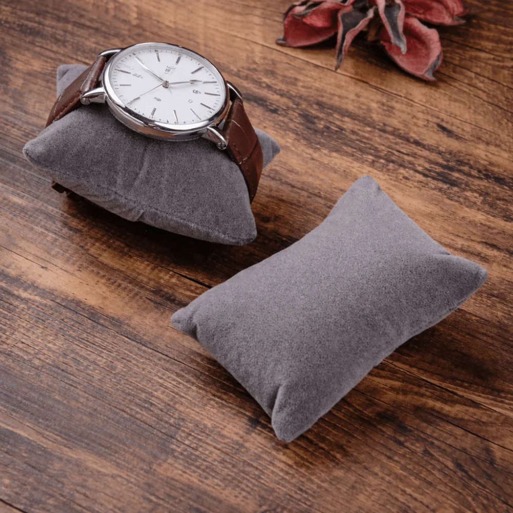 New Suede Velvet Watches Storage Pillow Fixed Multi Functional Fixed Pillows Display Wristwatch Cushion Watch