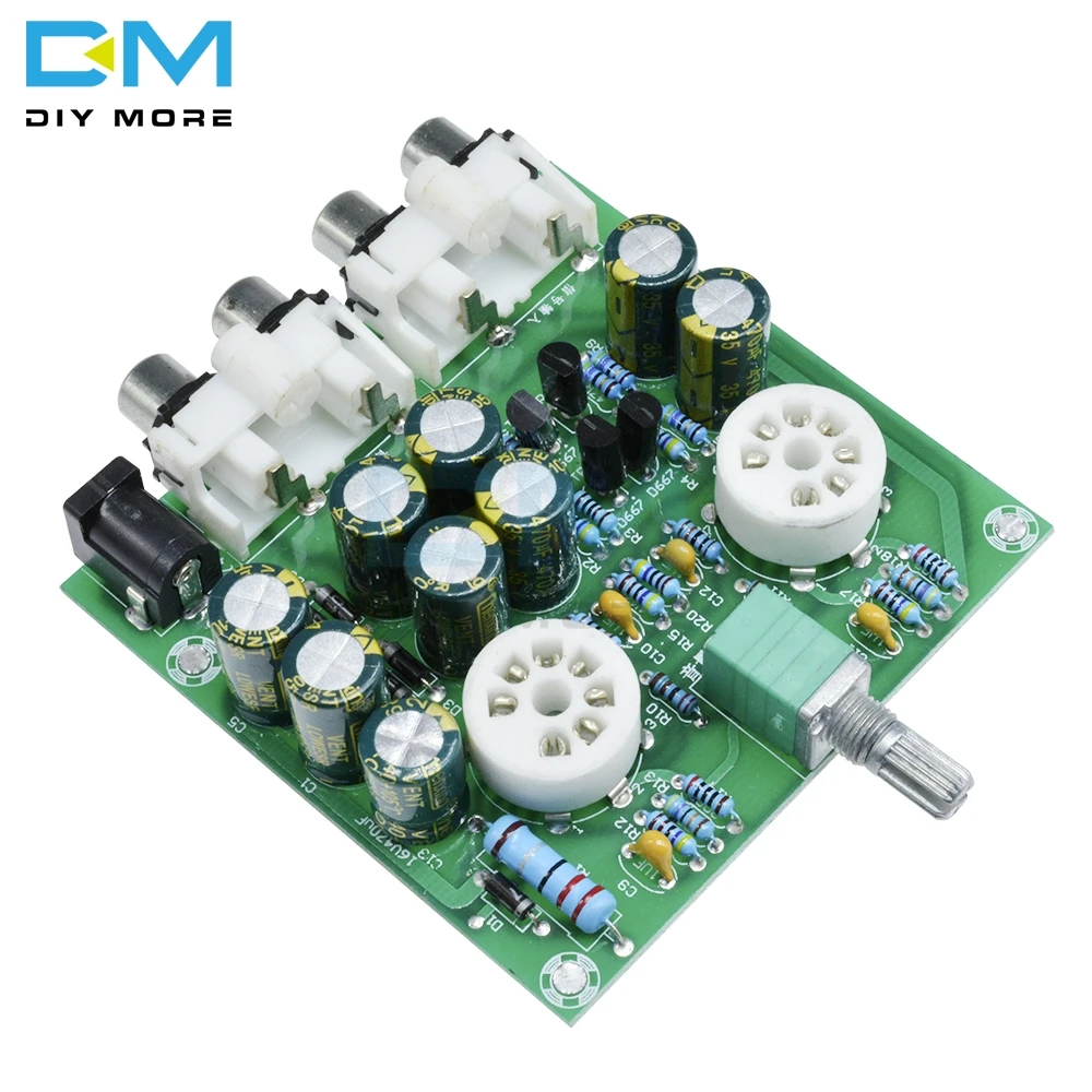 DC 12V 6J2 Valve Vacuum Preamp PreAmplifier board Bass on Musical Fidelity for Amplifier Headphone Amp DIY Electronic Tube Kit