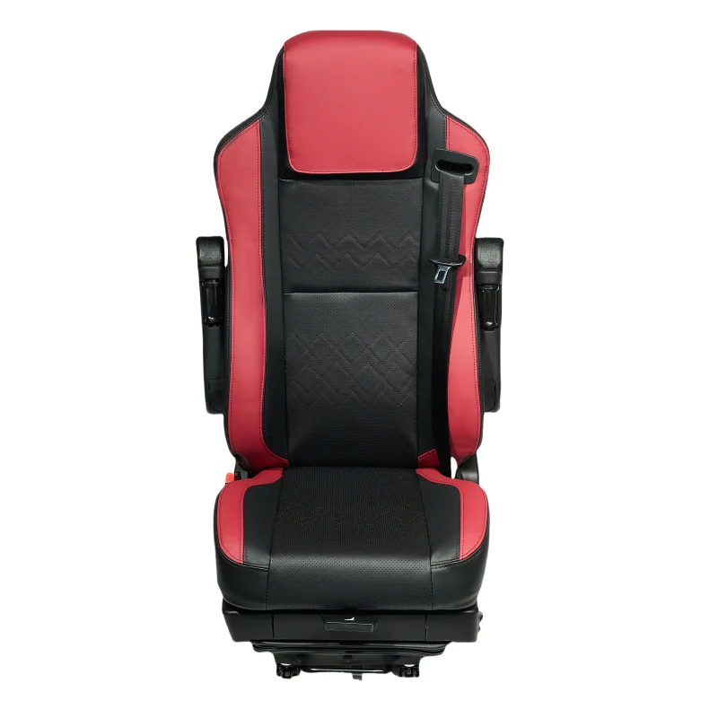 Factory Direct Sales of Heavy-duty Truck Seats and Armrests Genuine Leather Economical Truck Seats