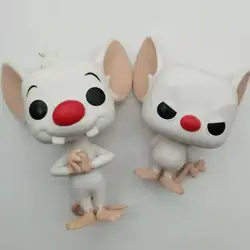 Action Figures Pinky and the Brain 160 159 The Brain Pinky Vinyl Model Toys Doll Gift Collectibles TV Movie Character 3in No Box