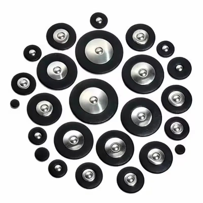 Black Leather Tenor Saxophone Pads Wearproof Airproof Key Cushion Instrument Repair Replacement Parts