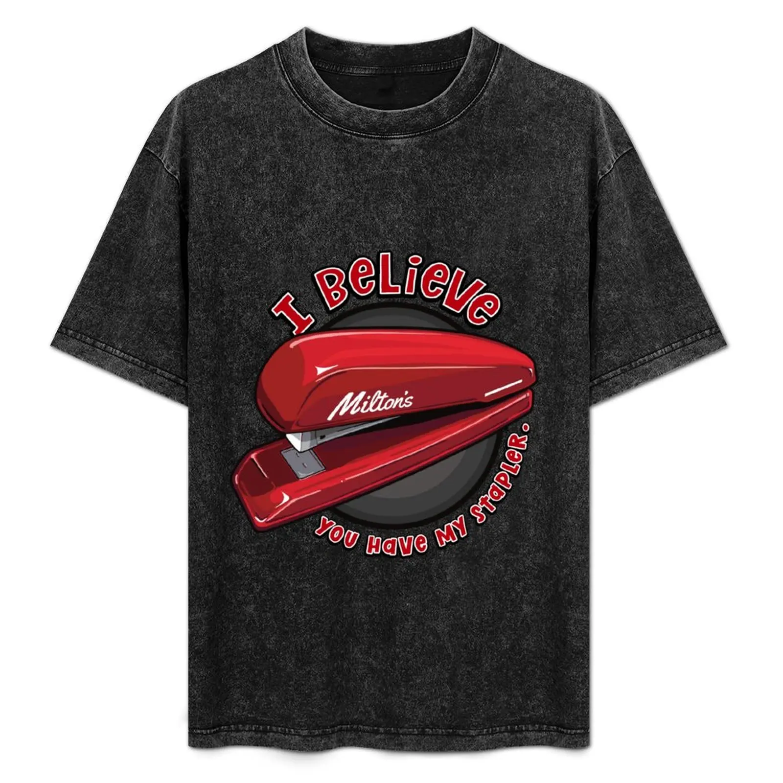 

Milton’s Red Stapler on a TPS Report - Excuse me, I believe you have my stapler - Inspired by Office Space T-Shirt