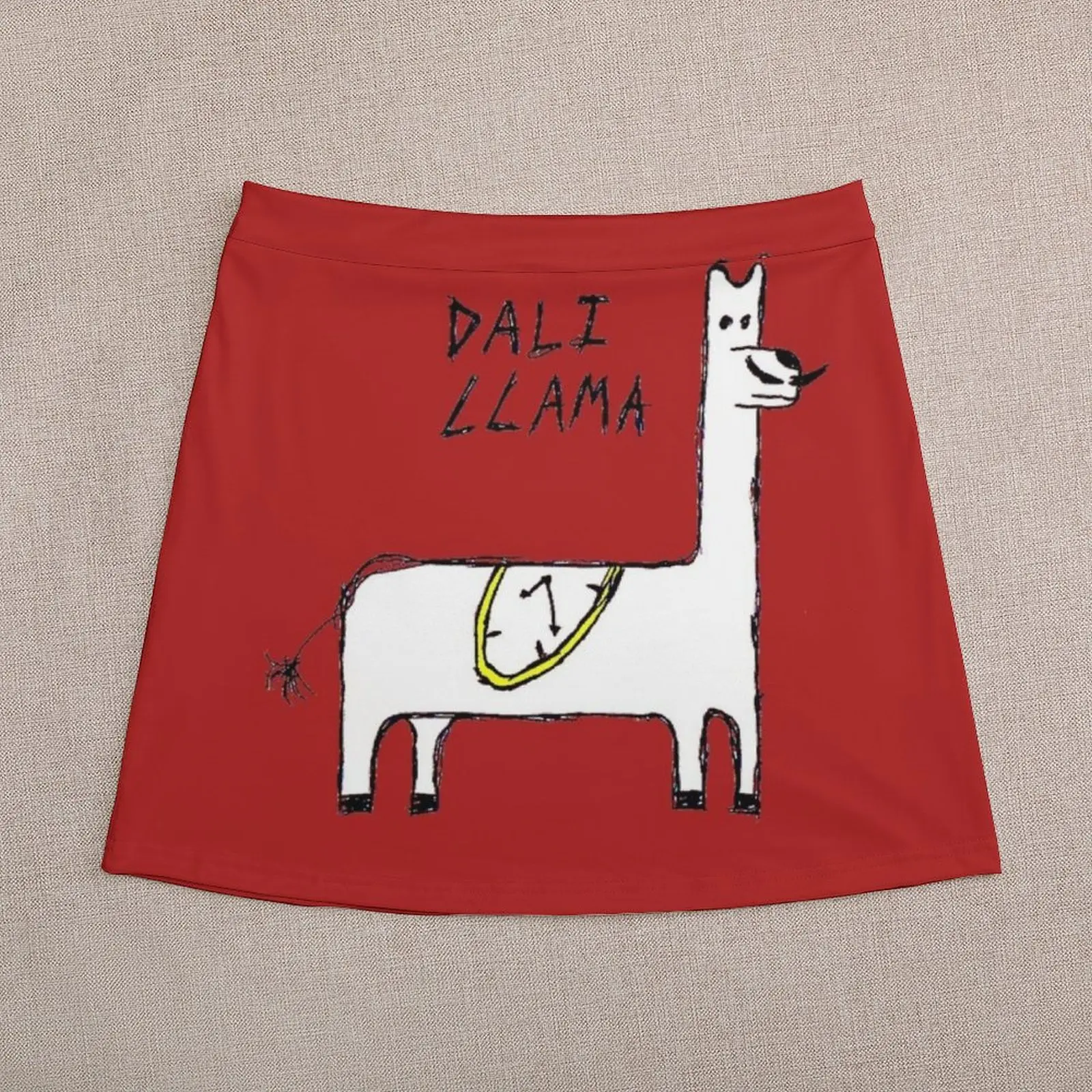 Dali Llama Mini Skirt women clothing 2023 new arrivals Short skirt woman