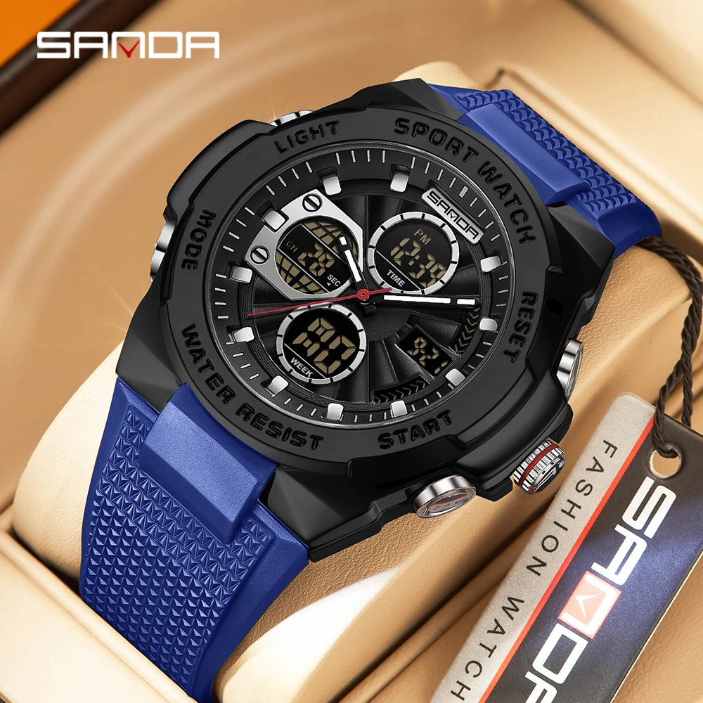 SANDA Sports Waterproof Milita - Luxury Watch Shop recension och pris
