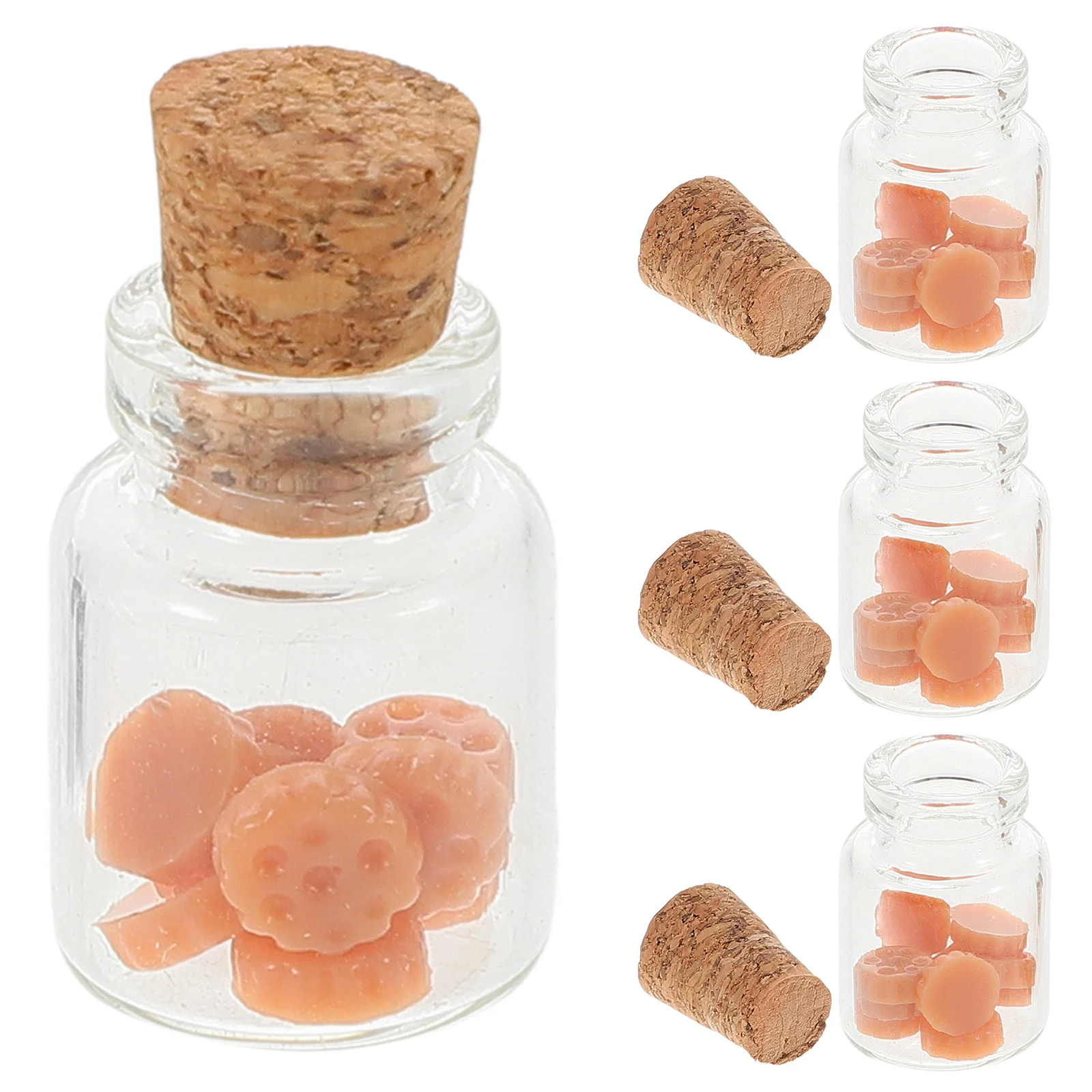 Small House Model Miniature Cookies Dollhouse Accessory Biscuit Accessories Coffee Resin