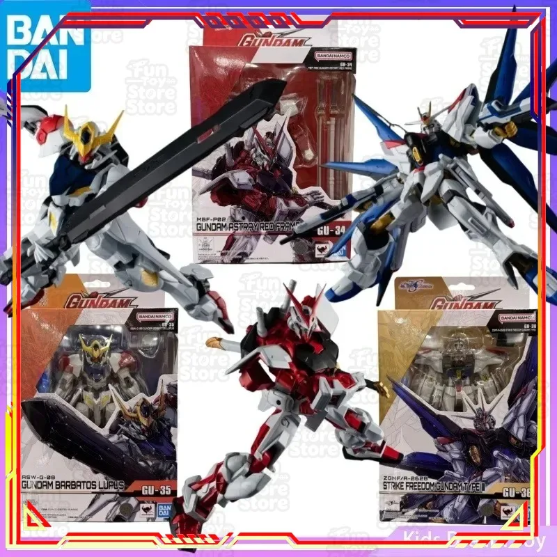 

Bandai GU-34 GUNDAM ASTRAY RED FRAME GU-35 GUNDAM BARBATOS LUPUS GU-36 STRIKE FREEDOM GUNDAM TYPE II Anime Action Figure Toy
